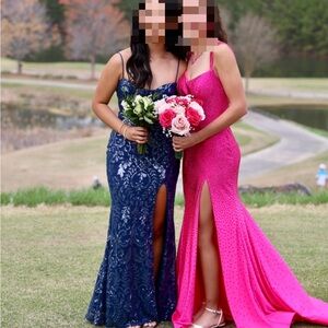 Sherri Hill Prom Dress Size 2 Fuschia